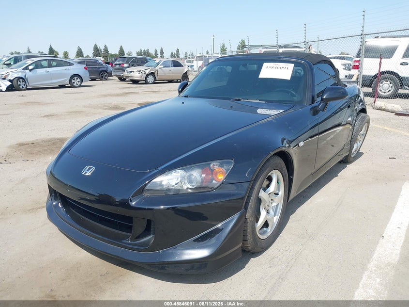 2003 Honda S2000 VIN JHMAP114X3T006199 IAAI salvage auction — REAR END, Salvage (California), sold $10,000 on 2026-09-04 (photo 2)