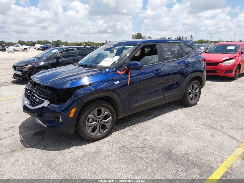2026 Kia Seltos VIN KNDEP2AA4T7892432 IAAI salvage auction — FRONT END, Salvage Title, sold $9,250 on 2026-08-19 (photo 2)