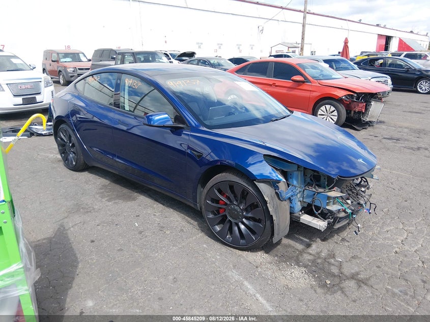 2021 Tesla Model 3 VIN 5YJ3E1EC6MF914137 IAAI salvage auction — FRONT END, Salvage (Oregon), sold $11,225 on 2026-10-03 (photo 1)