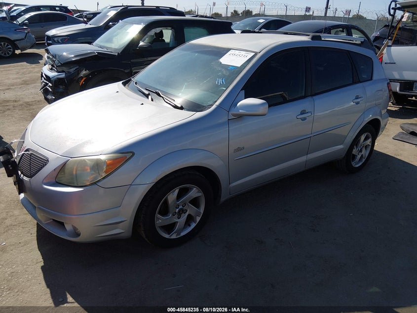 2005 Pontiac Vibe VIN 5Y2SL63875Z459047 IAAI salvage auction — UNDERCARRIAGE, Salvage (California), sold $800 on 2026-08-21 (photo 2)
