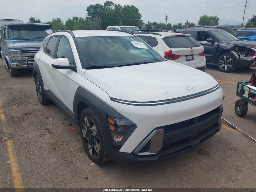 2025 Hyundai Kona VIN KM8HB3AB2SU207172 IAAI salvage auction — REAR END, Salvage Title, sold $12,000 on 2026-08-18 (photo 1)