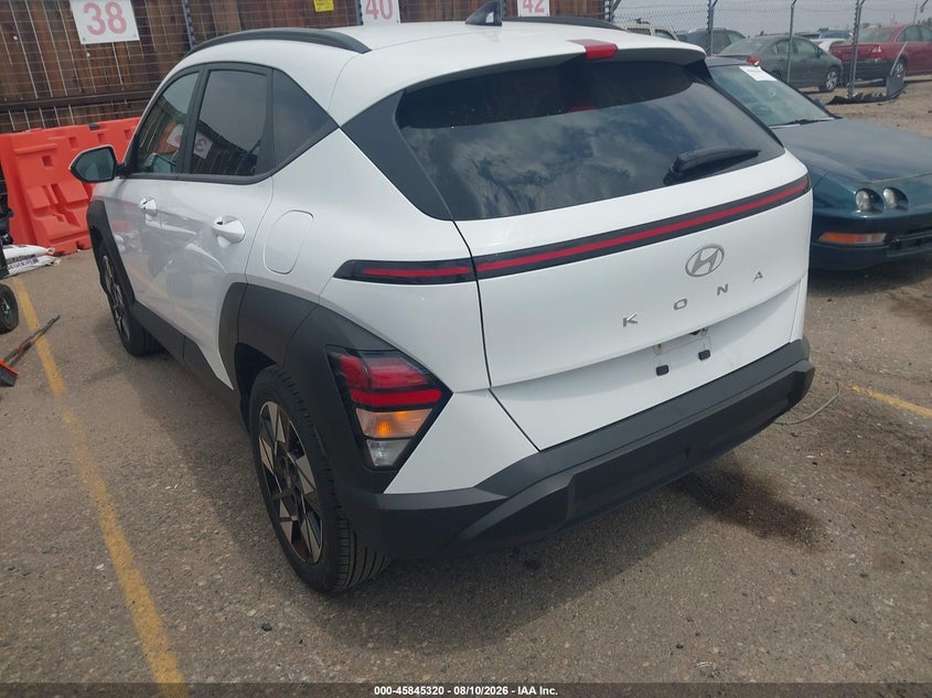 2025 Hyundai Kona VIN KM8HB3AB2SU207172 IAAI salvage auction — REAR END, Salvage Title, sold $12,000 on 2026-08-18 (photo 3)