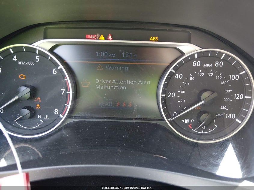 2025 Nissan Altima VIN 1N4BL4DV3SN396482 IAAI salvage auction — FRONT END, Salvage Title, sold $10,250 on 2026-08-20 (photo 7)