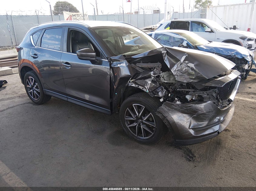 2018 Mazda Cx-5 VIN JM3KFACM9J1339130 IAAI salvage auction — RIGHT FRONT, Salvage (California), sold $4,075 on 2026-08-25 (photo 1)