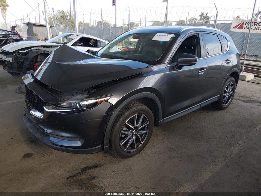 2018 Mazda Cx-5 VIN JM3KFACM9J1339130 IAAI salvage auction — RIGHT FRONT, Salvage (California), sold $4,075 on 2026-08-25 (photo 2)