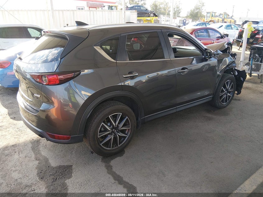 2018 Mazda Cx-5 VIN JM3KFACM9J1339130 IAAI salvage auction — RIGHT FRONT, Salvage (California), sold $4,075 on 2026-08-25 (photo 4)