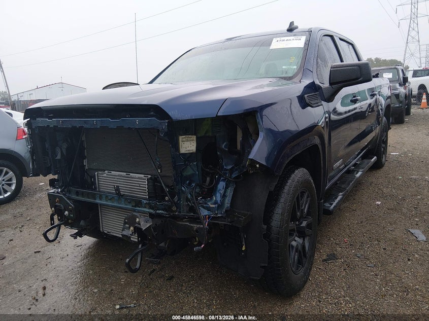 2022 Gmc SIERRA VIN 3GTP9GEK4NG109409 IAAI salvage auction — FRONT END, Salvage (Indiana), sold $15,450 on 2026-09-09 (photo 6)