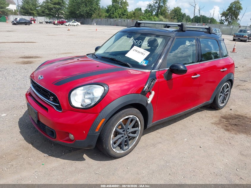 2016 Mini Countryman VIN WMWZC3C52GWT07164 IAAI salvage auction — NORMAL WEAR, Clear (New Jersey), sold $1,875 on 2026-08-29 (photo 2)