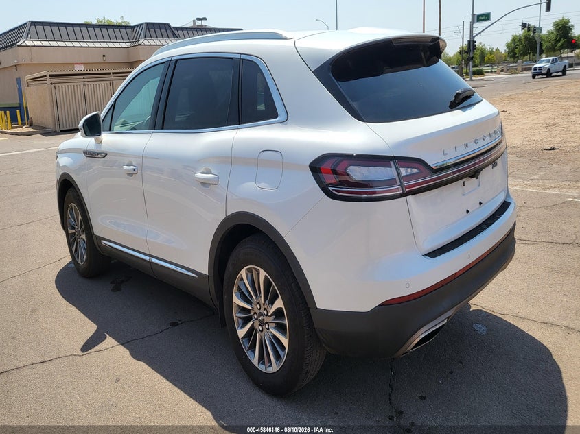 2020 Lincoln Nautilus VIN 2LMPJ6J98LBL26966 IAAI salvage auction — NORMAL WEAR, Clear (Arizona), sold $1,050 on 2026-09-29 (photo 3)