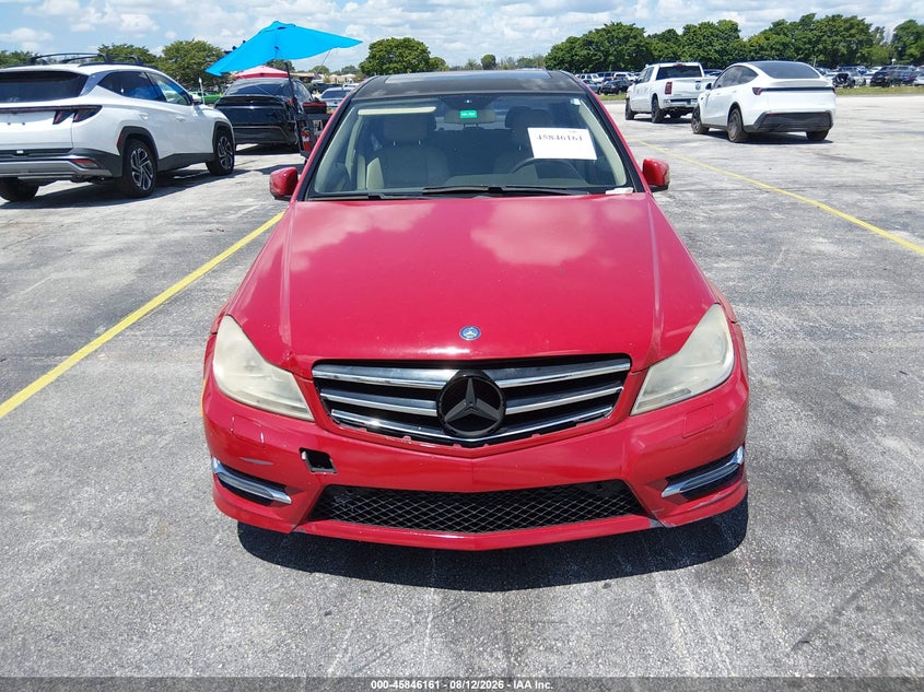 2014 Mercedes-benz C-klasse VIN WDDGF4HB8EG210215 IAAI salvage auction — NORMAL WEAR, Salvage (Florida), sold $375 on 2026-08-20 (photo 6)