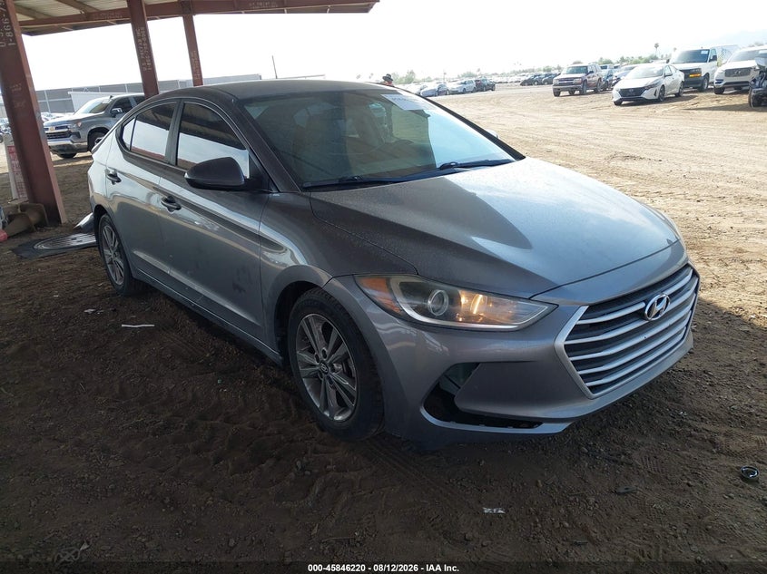 2018 Hyundai Elantra VIN 5NPD84LF0JH248528 IAAI salvage auction — REAR END, Wait Title, sold $2,900 on 2026-08-23 (photo 1)