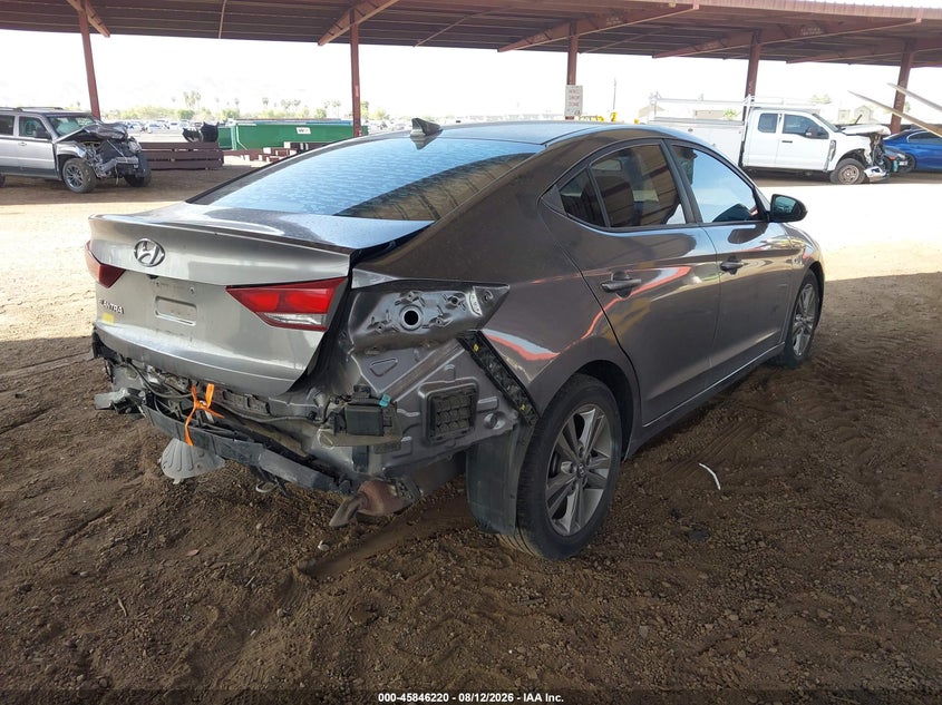 2018 Hyundai Elantra VIN 5NPD84LF0JH248528 IAAI salvage auction — REAR END, Wait Title, sold $2,900 on 2026-08-23 (photo 4)