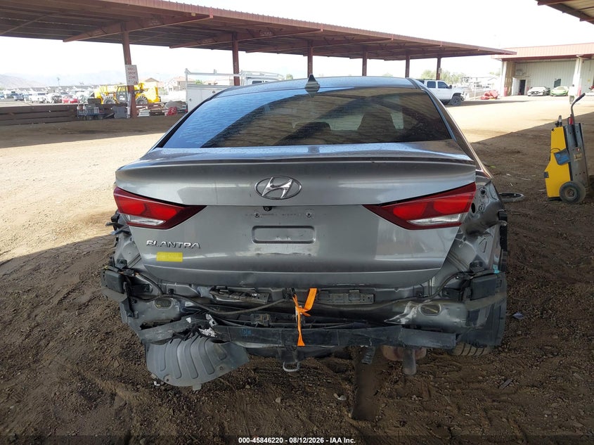 2018 Hyundai Elantra VIN 5NPD84LF0JH248528 IAAI salvage auction — REAR END, Wait Title, sold $2,900 on 2026-08-23 (photo 6)