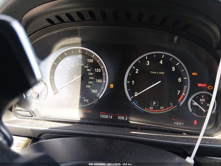 2016 BMW 5 Series VIN WBA5B1C50GG130193 IAAI salvage auction — LEFT FRONT, Salvage Title, sold $1,825 on 2026-10-08 (photo 7)