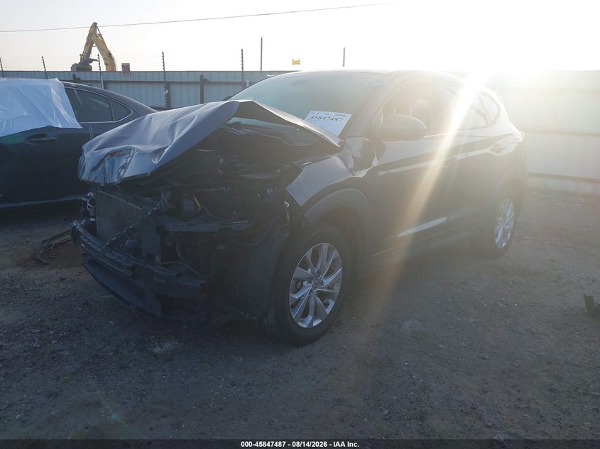2019 Hyundai Tucson VIN KM8J23A47KU893129 IAAI salvage auction — FRONT END, Wait Title, sold $1,600 on 2026-09-28 (photo 2)
