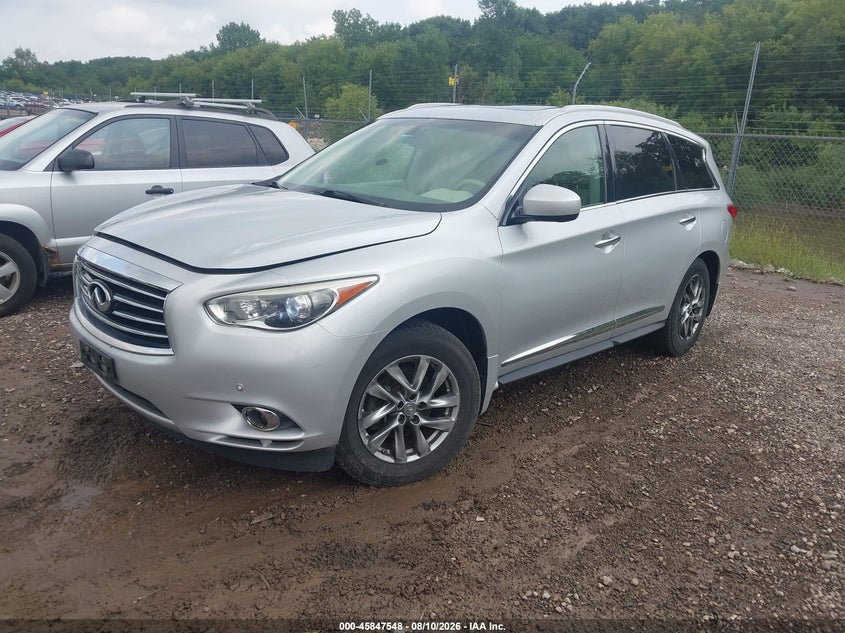 2013 Infiniti Jx VIN 5N1AL0MM5DC328359 IAAI salvage auction — NORMAL WEAR, Clear (Illinois), sold $25 on 2026-08-21 (photo 2)