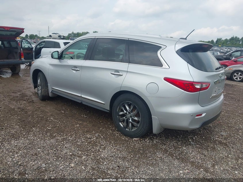 2013 Infiniti Jx VIN 5N1AL0MM5DC328359 IAAI salvage auction — NORMAL WEAR, Clear (Illinois), sold $25 on 2026-08-21 (photo 3)