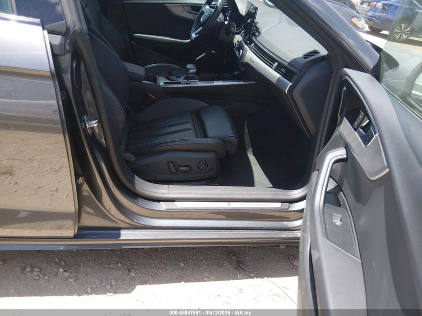 2025 Audi A5 VIN WAUDACF56SA009122 IAAI salvage auction — FRONT END, Enterprise Vehicles Clear Only (Texas), sold $17,600 on 2026-08-15 (photo 5)