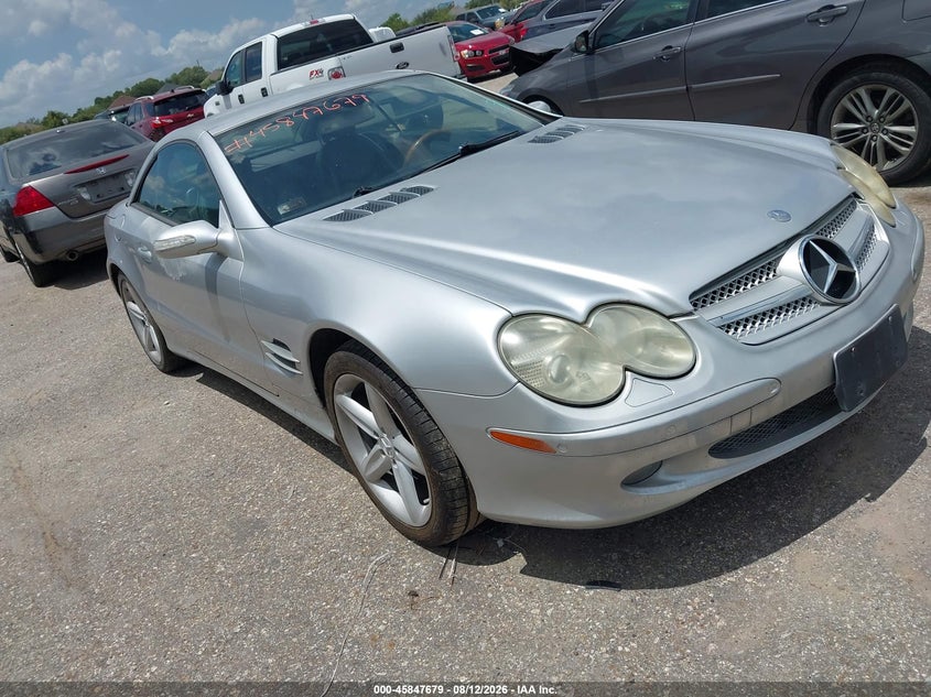 2005 Mercedes-benz Sl-class VIN WDBSK75F05F099169 IAAI salvage auction — NORMAL WEAR, Original (Texas), sold $425 on 2026-08-19 (photo 1)