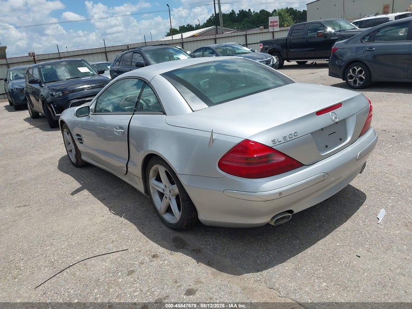 2005 Mercedes-benz Sl-class VIN WDBSK75F05F099169 IAAI salvage auction — NORMAL WEAR, Original (Texas), sold $425 on 2026-08-19 (photo 3)