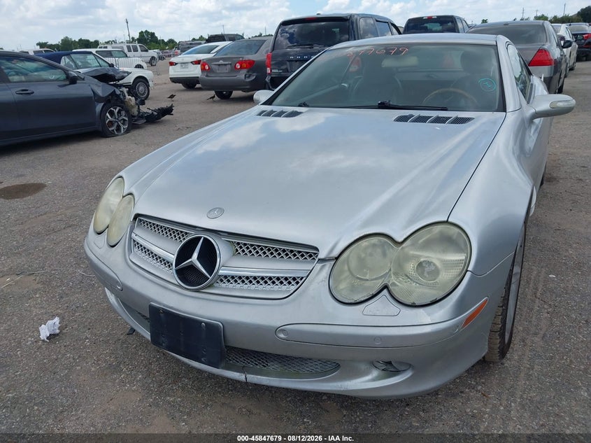 2005 Mercedes-benz Sl-class VIN WDBSK75F05F099169 IAAI salvage auction — NORMAL WEAR, Original (Texas), sold $425 on 2026-08-19 (photo 6)