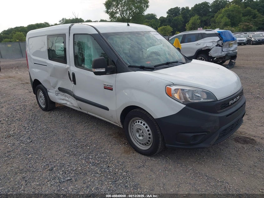 2021 Ram Promaster city VIN ZFBHRFAB9M6T46260 IAAI salvage auction — RIGHT SIDE, Clear (Pennsylvania), sold $9,100 on 2026-08-18 (photo 1)