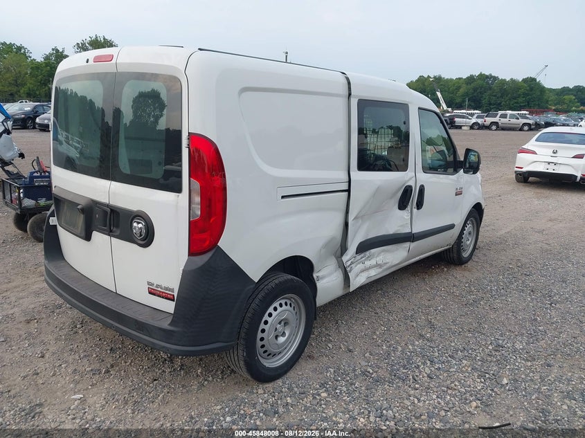 2021 Ram Promaster city VIN ZFBHRFAB9M6T46260 IAAI salvage auction — RIGHT SIDE, Clear (Pennsylvania), sold $9,100 on 2026-08-18 (photo 4)