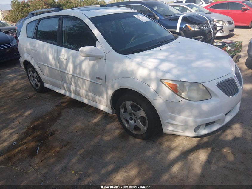 2008 Pontiac Vibe VIN 5Y2SL65888Z422302 IAAI salvage auction — LEFT FRONT, Salvage (Arizona), sold $725 on 2026-08-29 (photo 1)
