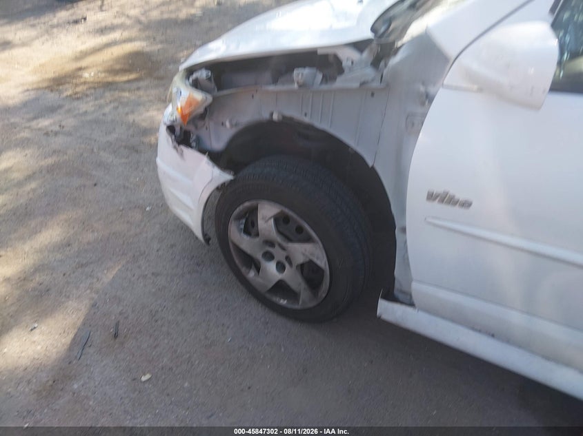 2008 Pontiac Vibe VIN 5Y2SL65888Z422302 IAAI salvage auction — LEFT FRONT, Salvage (Arizona), sold $725 on 2026-08-29 (photo 6)