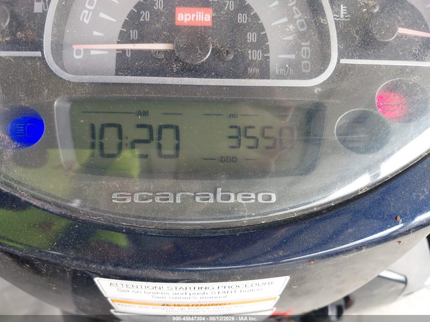 2008 Aprilia Scarabeo VIN ZD4RBC0078J000168 IAAI salvage auction — NORMAL WEAR, Clear (Washington), sold $150 on 2026-08-19 (photo 7)