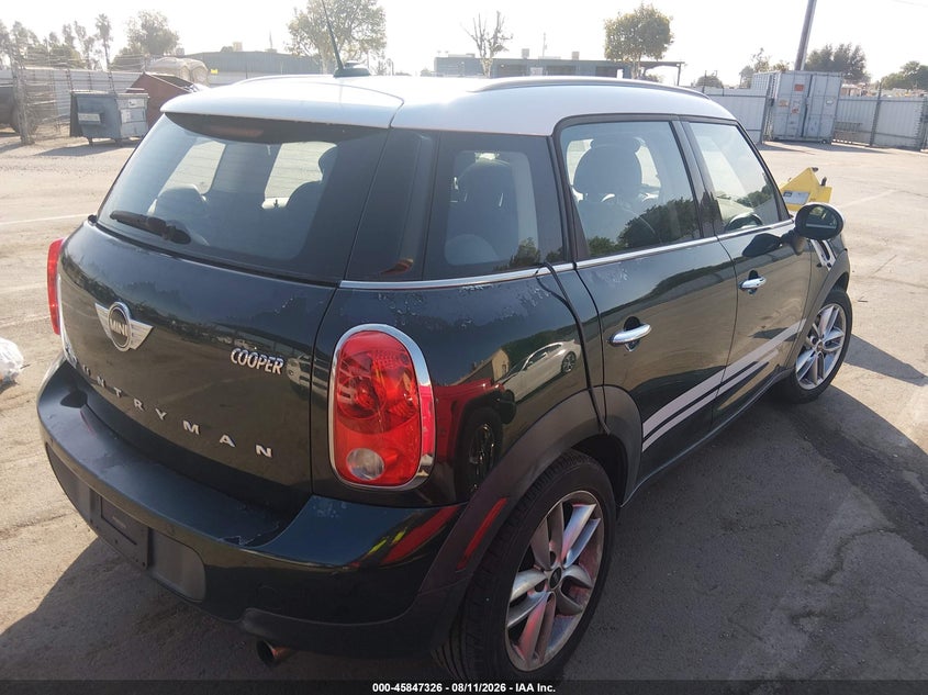 2014 Mini Countryman VIN WMWZB3C54EWR38482 IAAI salvage auction — NORMAL WEAR, Clear - Dealer Only (California), sold $125 on 2026-08-18 (photo 4)