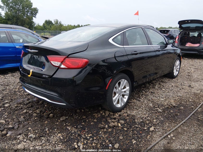 2015 Chrysler 200 VIN 1C3CCCAB3FN752619 IAAI salvage auction — REAR END, Salvage (Ohio), sold $1,350 on 2026-08-20 (photo 4)