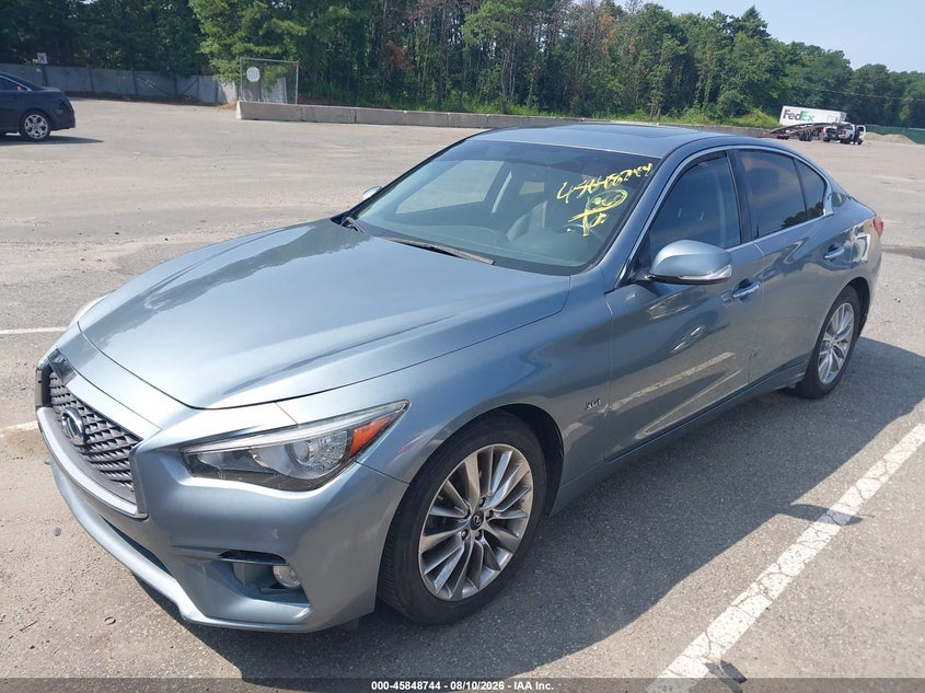 2019 Infiniti Q50 VIN JN1EV7AR1KM556832 IAAI salvage auction — UNKNOWN, Clear (New York), sold $5,000 on 2026-08-29 (photo 2)