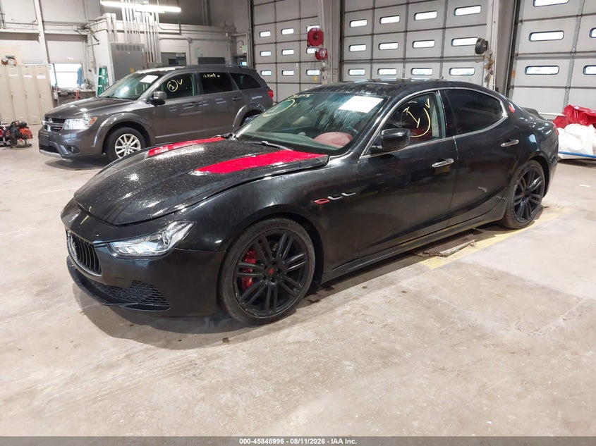 2015 Maserati Ghibli VIN ZAM57RTA0F1138050 IAAI salvage auction — ALL OVER, Original (Ohio), sold $2,225 on 2026-08-14 (photo 2)