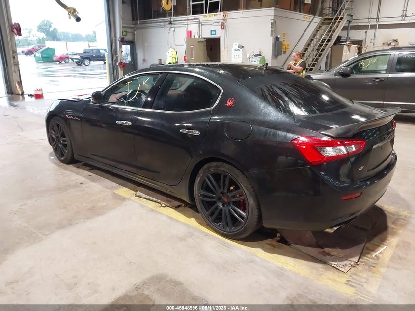 2015 Maserati Ghibli VIN ZAM57RTA0F1138050 IAAI salvage auction — ALL OVER, Original (Ohio), sold $2,225 on 2026-08-14 (photo 3)