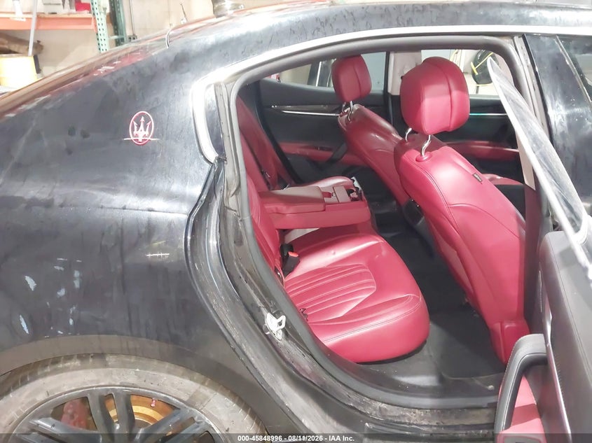 2015 Maserati Ghibli VIN ZAM57RTA0F1138050 IAAI salvage auction — ALL OVER, Original (Ohio), sold $2,225 on 2026-08-14 (photo 8)
