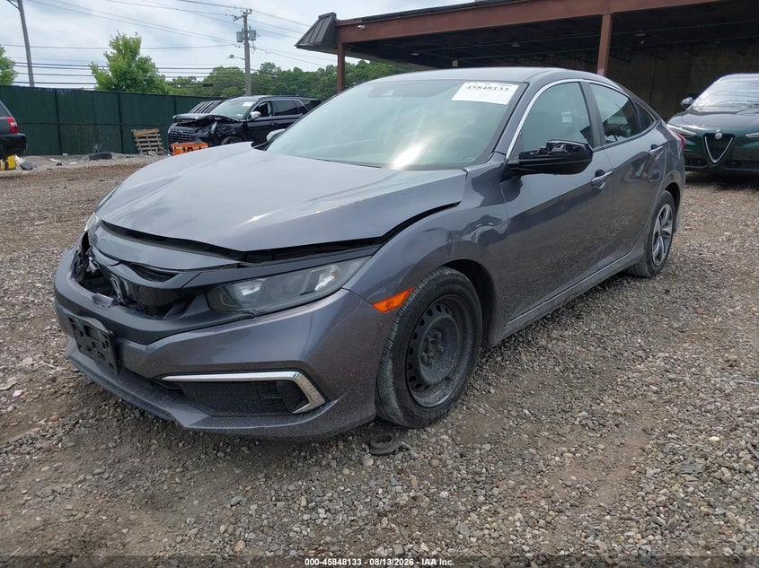 2020 Honda Civic VIN 2HGFC2F65LH575642 IAAI salvage auction — FRONT END, Wait Title, sold $5,050 on 2026-09-08 (photo 2)