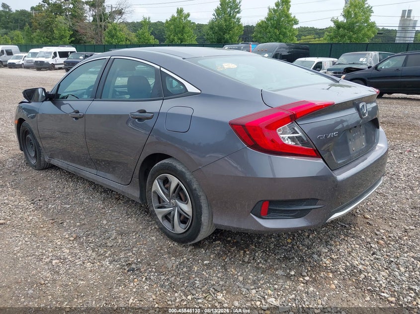 2020 Honda Civic VIN 2HGFC2F65LH575642 IAAI salvage auction — FRONT END, Wait Title, sold $5,050 on 2026-09-08 (photo 3)