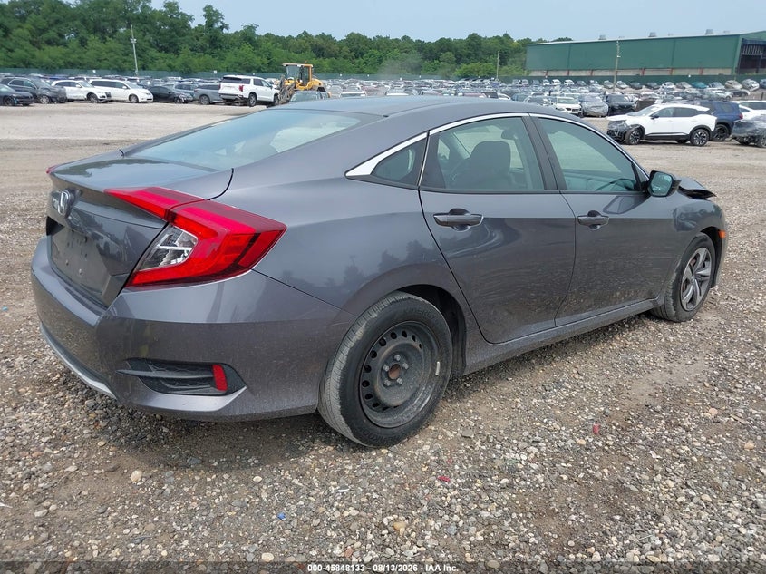 2020 Honda Civic VIN 2HGFC2F65LH575642 IAAI salvage auction — FRONT END, Wait Title, sold $5,050 on 2026-09-08 (photo 4)