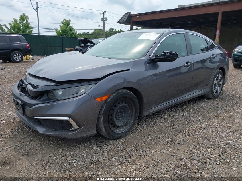 2020 Honda Civic VIN 2HGFC2F65LH575642 IAAI salvage auction — FRONT END, Wait Title, sold $5,050 on 2026-09-08 (photo 6)