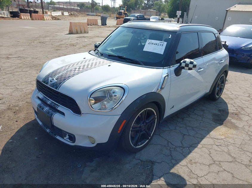 2012 Mini VIN WMWZC3C57CWL81075 IAAI salvage auction — UNKNOWN, Salvage Title, sold $850 on 2026-08-18 (photo 2)