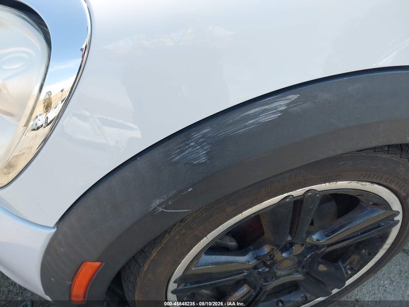2012 Mini VIN WMWZC3C57CWL81075 IAAI salvage auction — UNKNOWN, Salvage Title, sold $850 on 2026-08-18 (photo 6)