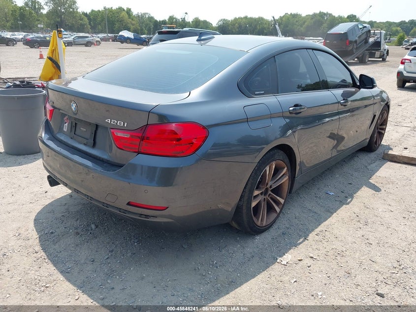 2015 BMW 4 series VIN WBA4C9C50FD331602 IAAI salvage auction — NORMAL WEAR, Clear (Pennsylvania), sold $1,500 on 2026-09-01 (photo 4)