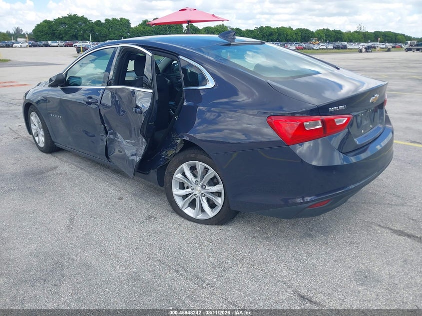 2025 Chevrolet Malibu VIN 1G1ZD5ST8SF148602 IAAI salvage auction — SIDE, Wait Title, sold $7,550 on 2026-08-20 (photo 3)