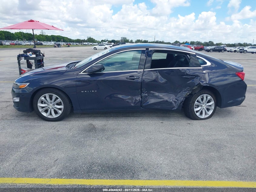 2025 Chevrolet Malibu VIN 1G1ZD5ST8SF148602 IAAI salvage auction — SIDE, Wait Title, sold $7,550 on 2026-08-20 (photo 6)