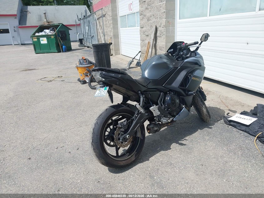 2024 Kawasaki Ninja VIN ML5EXER14RDAD5357 IAAI salvage auction — LEFT FRONT, Wait Title, sold $1,600 on 2026-10-07 (photo 4)