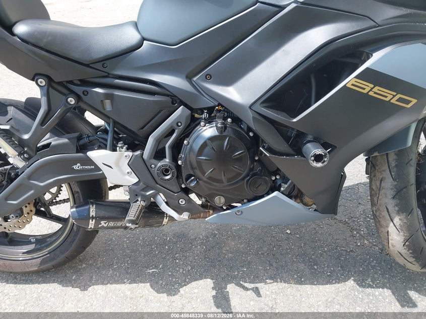 2024 Kawasaki Ninja VIN ML5EXER14RDAD5357 IAAI salvage auction — LEFT FRONT, Wait Title, sold $1,600 on 2026-10-07 (photo 8)