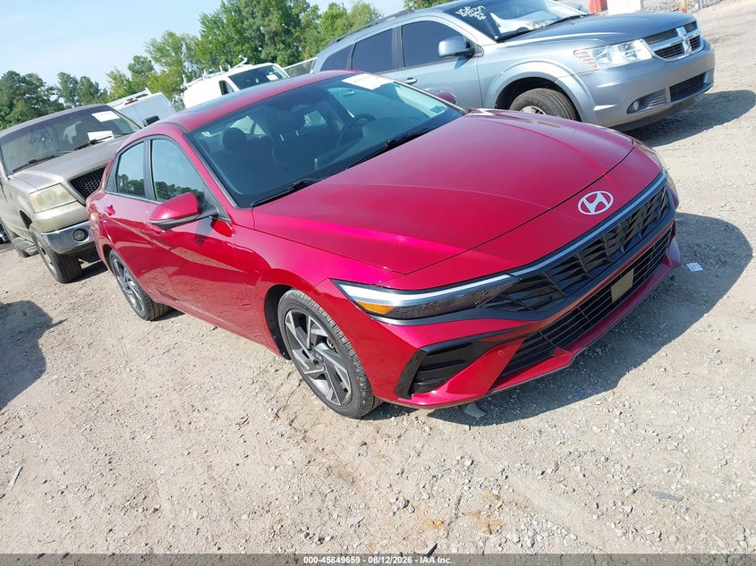 2024 Hyundai Elantra VIN KMHLP4DG1RU677163 IAAI salvage auction — NORMAL WEAR, Enterprise Vehicles Clear Only (Georgia), sold $13,000 on 2026-08-21 (photo 1)