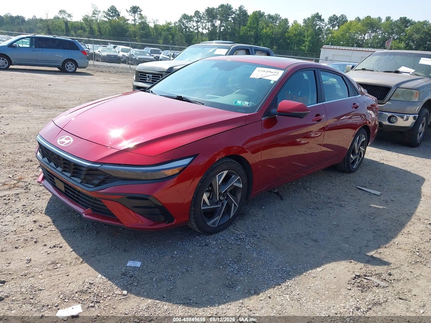 2024 Hyundai Elantra VIN KMHLP4DG1RU677163 IAAI salvage auction — NORMAL WEAR, Enterprise Vehicles Clear Only (Georgia), sold $13,000 on 2026-08-21 (photo 2)
