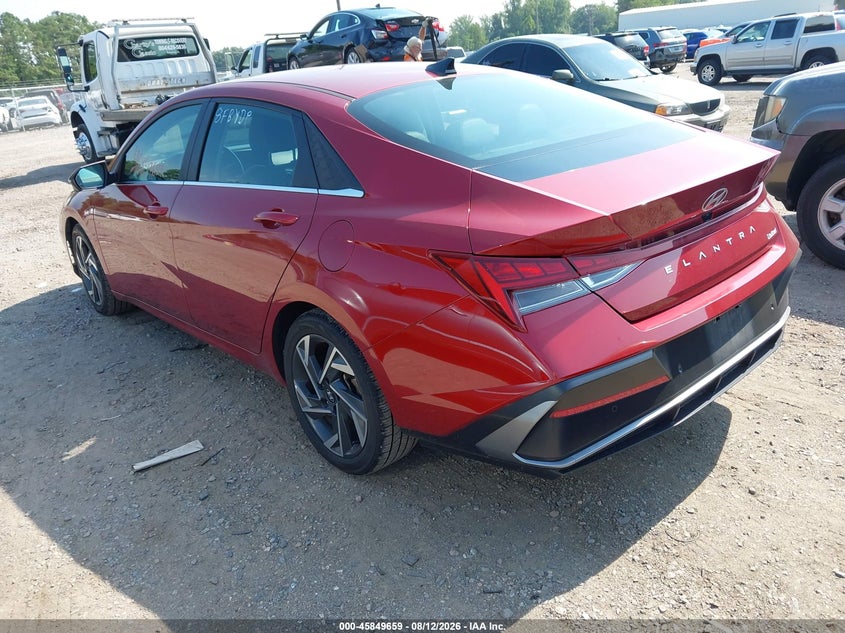 2024 Hyundai Elantra VIN KMHLP4DG1RU677163 IAAI salvage auction — NORMAL WEAR, Enterprise Vehicles Clear Only (Georgia), sold $13,000 on 2026-08-21 (photo 3)